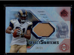 TORRY HOLT 2004 UD REFLECTIONS SELECT SWATCHES GAME USED PATCH #14/21 AB8226