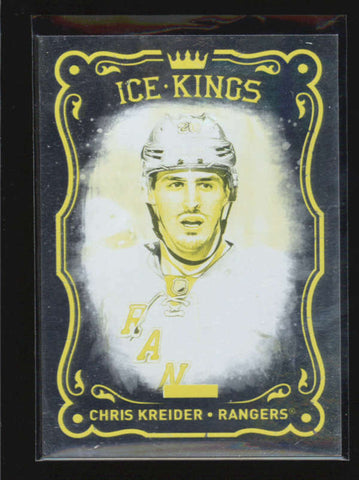 CHRIS KRIEDER PANINI BLACK FRIDAY SILVER PROMO BLANK BACK SP AB6682