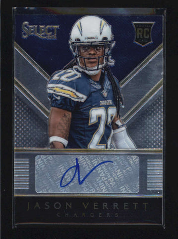 JASON VERRETT 2014 PANINI SELECT ROOKIE AUTOGRAPH AUTO RC #035/149 AB5616