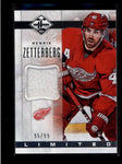 HENRIK ZETTERBERG 2012/13 12/13 PANINI LIMITED GAME USED WORN JERSEY #/99 AB8473