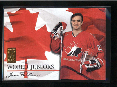 JASON PODOLLAN 1995/96 95/96 DONRUSS ELITE WORLD JUNIORS #0672/1000 AB9113