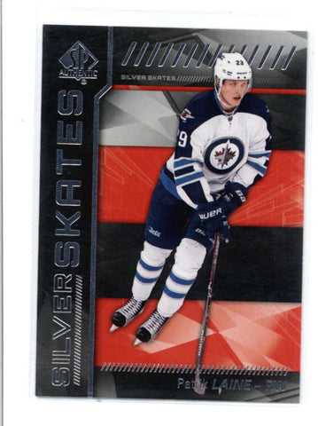 PATRIK LAINE 2016/17 SP AUTHENTIC SILVER SKATES WINNIPEG JETS ROOKIE RC AC748