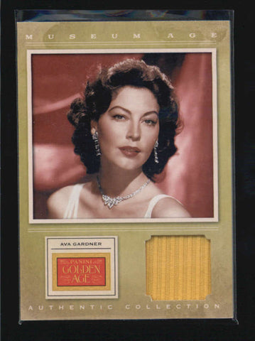 AVA GARDNER 2012 PANINI GOLDEN AGE MUSEUM AGE USED WORN SWATCH AB6070