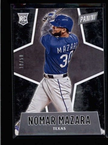 NOMAR MAZARA 2016 PANINI BLACK FRIDAY #61 THICK CARD ROOKIE RC #19/50 AB8553