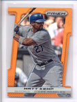 MATT KEMP 2013 PANINI PRIZM #42 ORANGE PRIZMS DIE-CUT PARALLEL #12/60 AC1343