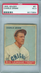 CHARLIE GRIMM 1933 GOUDEY RC ROOKIE #51 PSA 3