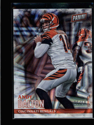 ANDY DALTON 2016 PANINI BLACK FRIDAY #37 WEDGES CARD #16/50 AB8692