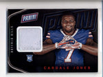 CARDALE JONES 2016 PANINI THE NATIONAL ROOKIE USED WORN GLOVE RELIC RC AB7531