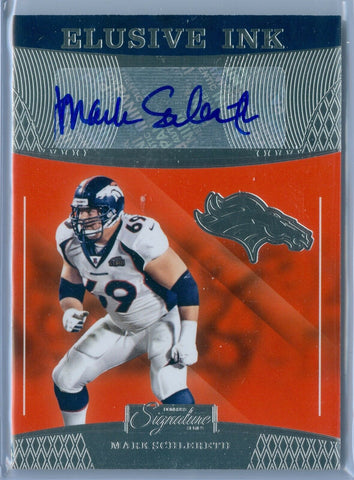 MARK SCHLERETH 2016 DONRUSS SIGNATURE SERIES ELUSIVE INK AUTO AUTOGRAPH SP