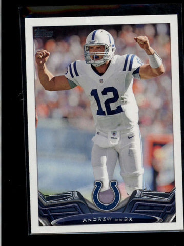 ANDREW LUCK 2013 TOPPS #50 ARMS UP VARIATION SHORTPRINT SP AB8342