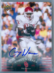 COREY WARREN 2011 UPPER DECK OKLAHOMA SOONERS AUTO AUTOGRAPH SP