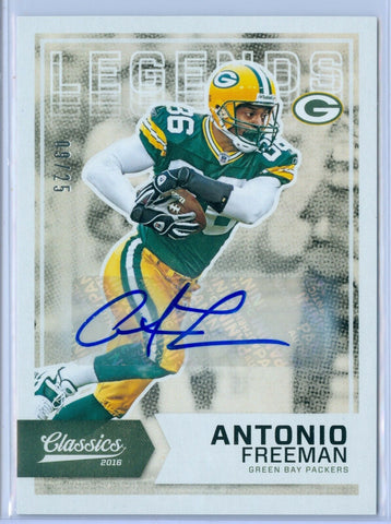 ANTONIO FREEMAN 2016 CLASSICS SIGNIFICANT SIGNATURES AUTO AUTOGRAPH SP/25