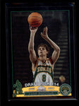 LUKE RIDNOUR 2003/04 TOPPS CHROME BLACK REFRACTOR ROOKIE RC #016/500 AB7261