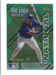 TONY GWYNN / JUAN GONZALEZ 1997 TOPPS FINEST INTER-LEAGUE REFRACTOR AB9802