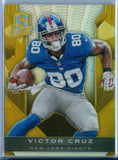 VICTOR CRUZ 2013 PANINI SPECTRA GOLD REFRACTOR SP/10