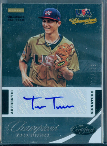 TREA TURNER 2013 CERTIFIED USA BASEBALL CHAMPIONS ROOKIE AUTO AUTOGRAPH SP/299