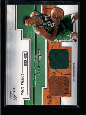 PAUL PIERCE 2002/03 FLEER FLAIR COURT KINGS GAME BALL JERSEY #100/100 AC1883