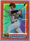 STEPHEN PISCOTTY 2017 FINEST 94-95 RECREATES RED REFRACTOR SP/5