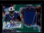 KARLOS WILLIAMS 2015 TOPPS PLATINUM GREEN REFRACTOR RC AUTO PATCH #22/99 AB7517