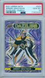 Jeremy Swayman 2021 Upper Deck Purple Dazzlers Rc Rookie #DZ4 PSA GEM MINT 10
