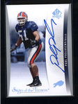 PAUL POSLUSZNY 2007 SP SIGN OF THE TIMES ON CARD ROOKIE AUTOGRAPH AUTO AB9324