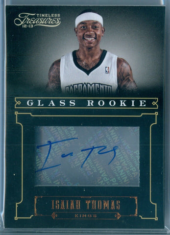 ISAIAH THOMAS 2012-13 TIMELESS TREASURES GLASS ROOKIE RC AUTO AUTOGRAPH SP/499