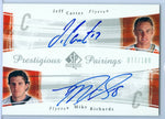 JEFF CARTER / MIKE RICHARDS 2005-06 SP AUTHENTIC RC ROOKIE AUTO AUTOGRAPH SP/100