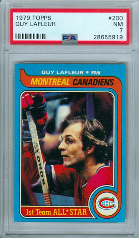 GUY LAFLEUR 1979 TOPPS #200 PSA 7