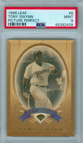 TONY GWYNN 1996 LEAF LIMITED PICTURE PERFECT #6 PSA 9