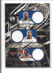 GARNETT / McGRADY / SMITH 2007/08 TOPPS LUXURY BOX 6-PC GAME JERSEY #/49 AC402