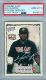 David Ortiz 1997 Best #74 Rc Rookie Autograph PSA DNA Gem Mint 10 Auto