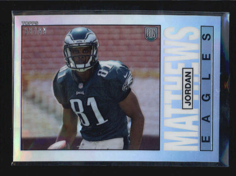 JORDAN MATTHEWS 2014 TOPPS CHROME 1985 STYLE REFRACTOR ROOKIE #38/99 AB6299