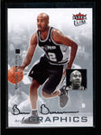 BRUCE BOWEN 2007/08 FLEER ULTRA AUTOGRAPHICS ON CARD AUTOGRAPH AUTO AC1734