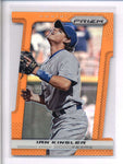 IAN KINSLER 2013 PANINI PRIZM #59 ORANGE PRIZMS DIE-CUT PARALLEL #25/60 AC1330