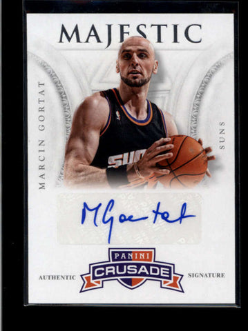 MARCIN GORTAT 2012/13 12/13 PANINI CRUSADE MAJESTIC #13 AUTOGRAPH AUTO AB8440