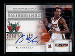 BRANDON JENNINGS 2010/11 PREFERRED STARTING 5 AUTOGRAPH AUTO AC1018