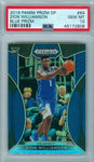 ZION WILLIAMSON 2019 PANINI PRIZM DRAFT BLUE PRIZM RC ROOKIE #64 PSA 10