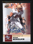 MARK HERZLICH 2011 SWEET SPOT ROOKIE RC AUTOGRAPH AUTO AB6550