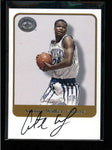 ANTOINE WALKER 2001/02 FLEER GREATS OF THE GAME ON CARD AUTOGRAPH AUTO AC1766