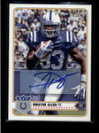 DWAYNE ALLEN 2012 TOPPS MAGIC #114 ROOKIE AUTOGRAPH AUTO RC AB8284