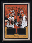 ANDY DALTON / AJ A.J.GREEN 2016 CLASSICS COMBOS PRIME DUAL PATCH #02/25 AB9278