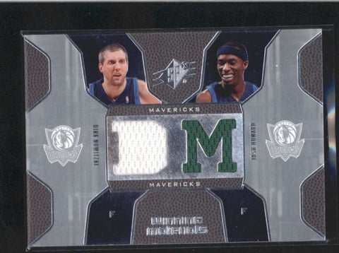 DIRK NOWITZKI/ JOSH HOWARD 2007/08 SPX WINNING MATERIALS DUAL GAME JERSEY AC469