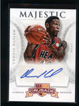 UDONIS HASLEM 2012/13 12/13 PANINI CRUSADE #43 MAJESTIC AUTOGRAPH AUTO AB9339