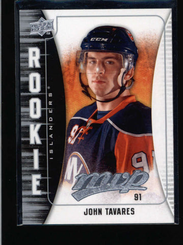 JOHN TAVARES 2009/10 09/10 UPPER DECK UD MVP #377 ISLANDERS ROOKIE RC AC758