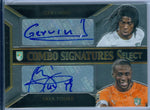 GERVINHO / YAYA TOURE 2015 PANINI SELECT COMBO SIGNATURES AUTO AUTOGRAPH SP/25