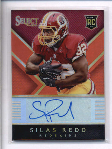 SILAS REDD 2014 PANINI SELECT PRIZM ORANGE ROOKIE AUTOGRAPH AUTO #10/35 AC2071