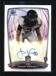 JASON VERRETT 2014 BOWMAN CHROME REFRACTOR ROOKIE RC AUTOGRAPH AUTO AB6095