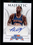 MARCUS CAMBY 2012/13 12/13 PANINI CRUSADE #6 MAJESTIC AUTOGRAPH AUTO AB7868