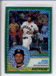 JOSE ALTUVE 2018 TOPPS #15 35TH ANNIVERSARY GREEN REFRACTOR #10/99 AC2191