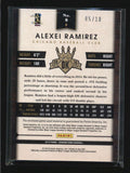 ALEXEI RAMIREZ 2015 DIAMOND KINGS GOLD DUAL 3-CLR GAME PATCH BAT #05/10 AB6726